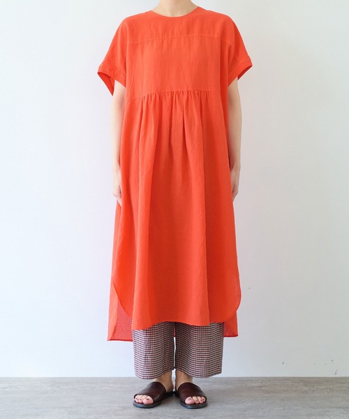 yuni（ユニ　）の「●近江晒 ワンピース（ワンピース・レディース・オレンジ/ブラック/ボルドー・FREE）」の16枚目の写真