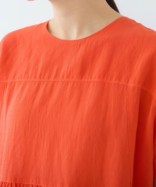 yuni（ユニ　）の「●近江晒 ワンピース（ワンピース・レディース・オレンジ/ブラック/ボルドー・FREE）」の13枚目の写真