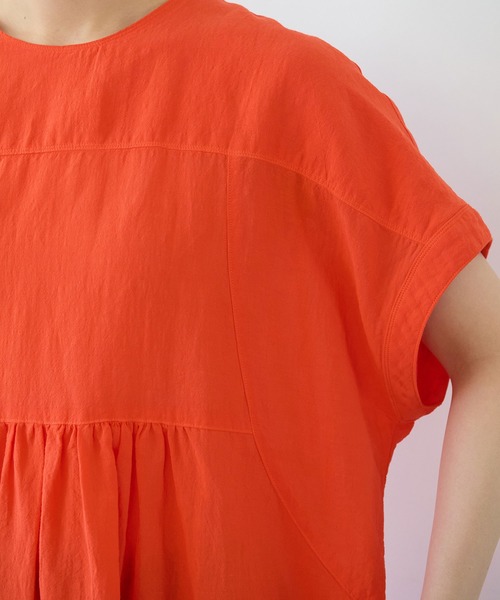 yuni（ユニ　）の「●近江晒 ワンピース（ワンピース・レディース・オレンジ/ブラック/ボルドー・FREE）」の12枚目の写真