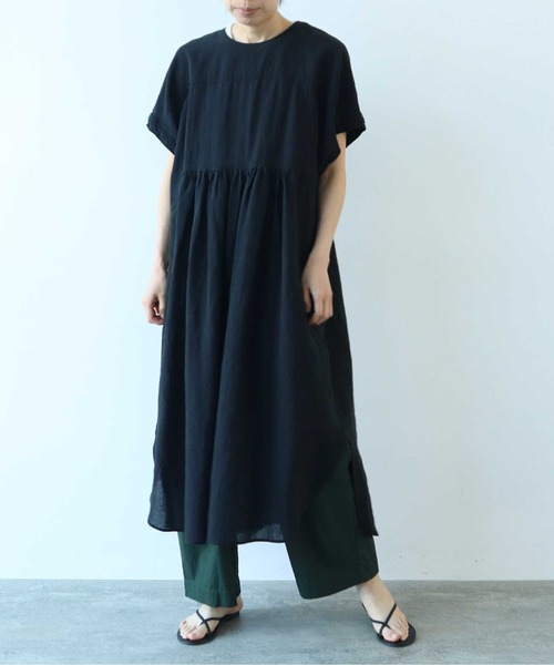 yuni（ユニ　）の「●近江晒 ワンピース（ワンピース・レディース・オレンジ/ブラック/ボルドー・FREE）」の7枚目の写真