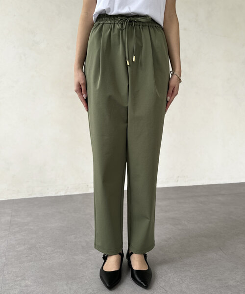 Chez toi（シェトワ）の「360度ストレッチテーパードパンツ（その他パンツ・レディース・オレンジ/ブラック/グレイッシュベージュ/カーキ・FREE）」の20枚目の写真