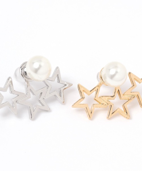 セール】3スターピアス（ピアス（両耳用））｜niko and