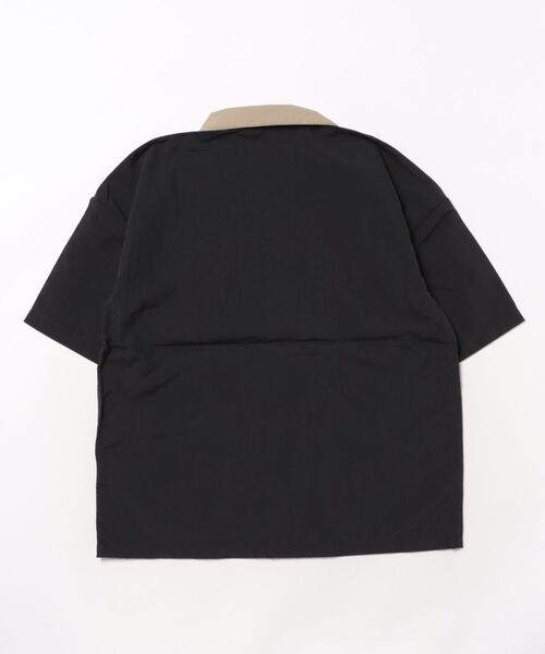 Dickies（ディッキーズ）の「Dickies/ディッキーズ キッズ 半袖 シャツ ボーリングシャツ DK MS NYLON BOWLING SS 81220000（シャツ/ブラウス・キッズ・ブラック/チャコール/ベージュ・160cm/150cm/140cm/130cm）」の4枚目の写真
