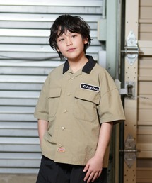 Dickies(fBbL[Y)Dickies/fBbL[Y LbY  Vc {[OVc DK MS NYLON BOWLING SS 81220000(Vc/uEX)