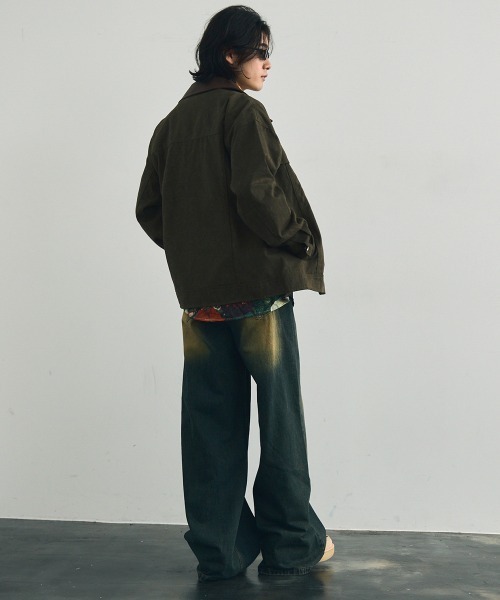 【極美品】歪 hizumi ダブルジップアップ ジャケット ブラック XL GUCCI グッチ 22SS 701259 XDBZM フロント ダブルジップ デニム