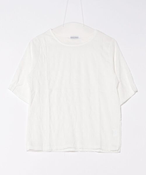 BLANC FICELLE(ブランフィセル)の「サッカー地 5分袖 シャツ(シャツ/ブラウス・レディース・ピンク/ホワイト・S/M/L)」の15枚目の写真