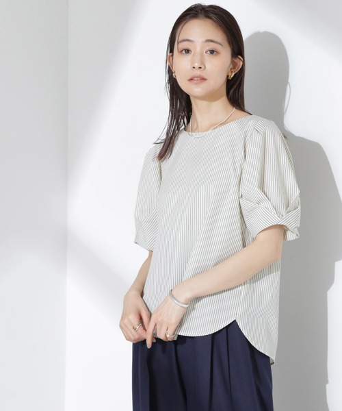 me ISSEY MIYAKE プリーツ プルオーバー シャツ　ブラウス　変形 me ISSEY MIYAKE プリーツ プルオーバー シャツブラウス変形