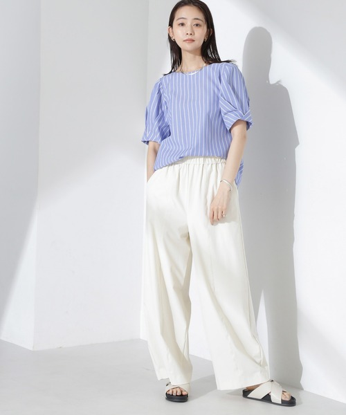 NANO universe（ナノユニバース）の「変形スリーブプルオーバーブラウス（シャツ/ブラウス・レディース・その他1/その他2/その他3・FREE）」の9枚目の写真