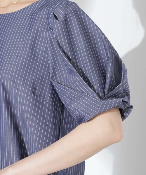 NANO universe（ナノユニバース）の「変形スリーブプルオーバーブラウス（シャツ/ブラウス・レディース・その他1/その他2/その他3・FREE）」の18枚目の写真