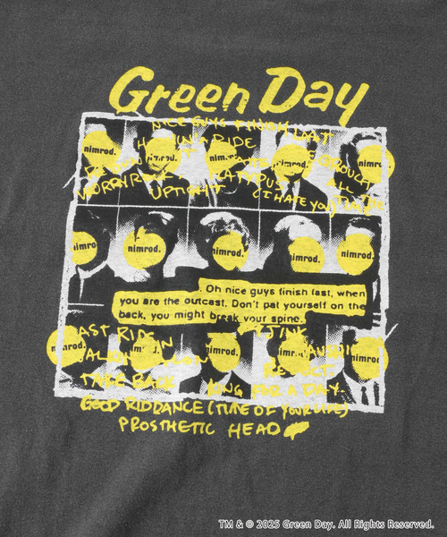 GOOD ROCK SPEED(グッドロックスピード)の「GOOD ROCK SPEED GREEN DAY T-SHIRTS(Tシャツ/カットソー・レディース・チャコールグレー・ONE)」の8枚目の写真