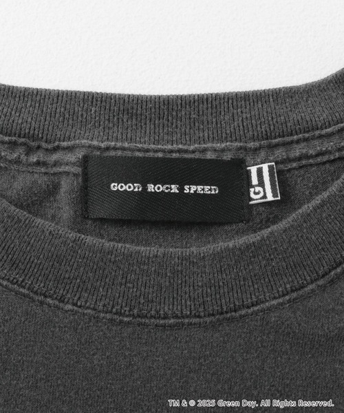 GOOD ROCK SPEED(グッドロックスピード)の「GOOD ROCK SPEED GREEN DAY T-SHIRTS(Tシャツ/カットソー・レディース・チャコールグレー・ONE)」の11枚目の写真