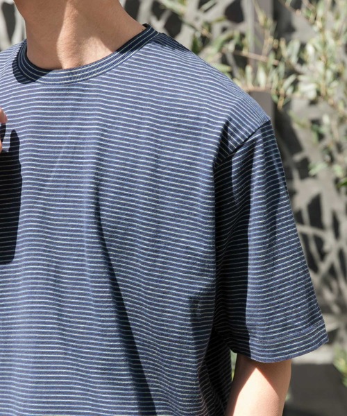 FORK&SPOON(フォークアンドスプーン)の「FORK&SPOON マルチカラーボーダーTシャツ(Tシャツ/カットソー・メンズ・グリーン/ブラック/ネイビー・4/5)」の22枚目の写真