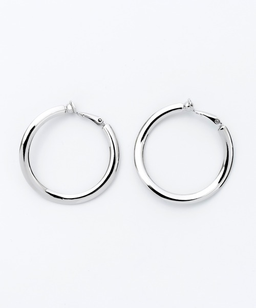 ciite' surgical stainless（シーテサージカルステンレス）の「【 金属アレルギー対応 】ボリュームフープイヤリング  (両耳用) サージカルステンレス（イヤリング・レディース・シルバー/ゴールド・FREE）」の5枚目の写真