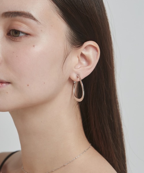 ciite' surgical stainless（シーテサージカルステンレス）の「【 金属アレルギー対応 】ボリュームフープイヤリング  (両耳用) サージカルステンレス（イヤリング・レディース・シルバー/ゴールド・FREE）」の18枚目の写真