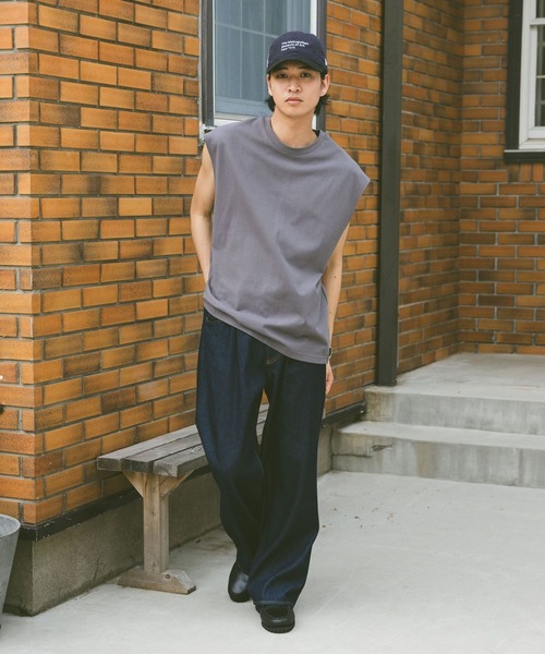 RAGEBLUE（レイジブルー）の「＜接触冷感機能付き＞【HIGH COOL/ハイクール】天竺/ノースリーブ（タンクトップ・メンズ・ブラック/グレー/ホワイト・MEDIUM/LARGE）」の18枚目の写真