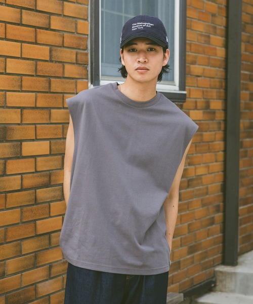 RAGEBLUE（レイジブルー）の「＜接触冷感機能付き＞【HIGH COOL/ハイクール】天竺/ノースリーブ（タンクトップ・メンズ・ブラック/グレー/ホワイト・MEDIUM/LARGE）」の20枚目の写真