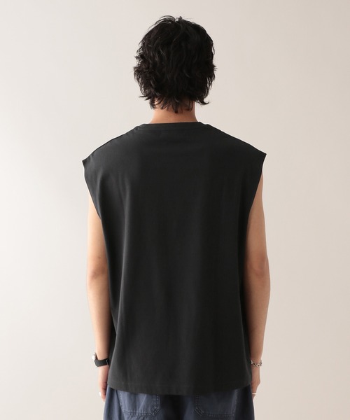 RAGEBLUE（レイジブルー）の「＜接触冷感機能付き＞【HIGH COOL/ハイクール】天竺/ノースリーブ（タンクトップ・メンズ・ブラック/グレー/ホワイト・MEDIUM/LARGE）」の22枚目の写真