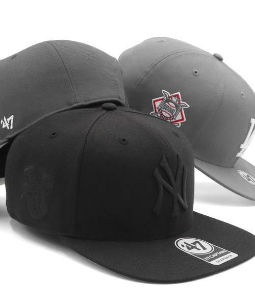 '47（フォーティーセブン）の「’47BRANDフォーティーセブン キャップ ノーショット MLBサイドパッチ（キャップ・メンズ・ブラック系2/ブラック/ブラック系1/ブラウン/ブラック系/ネイビー系1/ブラック系3/グリーン/パープル/ネイビー/ブルー/レッド・FREE）」の4枚目の写真