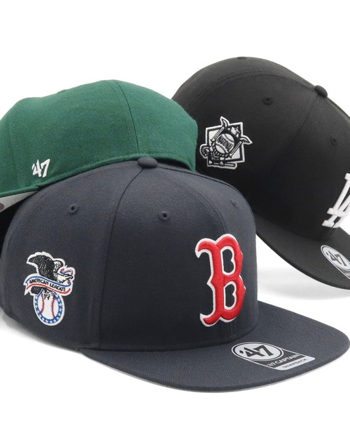 '47（フォーティーセブン）の「’47BRANDフォーティーセブン キャップ ノーショット MLBサイドパッチ（キャップ・メンズ・ブラック系2/ブラック/ブラック系1/ブラウン/ブラック系/ネイビー系1/ブラック系3/グリーン/パープル/ネイビー/ブルー/レッド・FREE）」の10枚目の写真