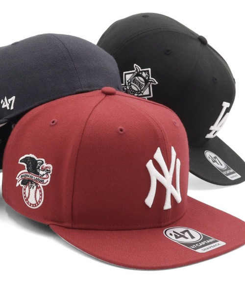 '47（フォーティーセブン）の「’47BRANDフォーティーセブン キャップ ノーショット MLBサイドパッチ（キャップ・メンズ・ブラック系2/ブラック/ブラック系1/ブラウン/ブラック系/ネイビー系1/ブラック系3/グリーン/パープル/ネイビー/ブルー/レッド・FREE）」の12枚目の写真