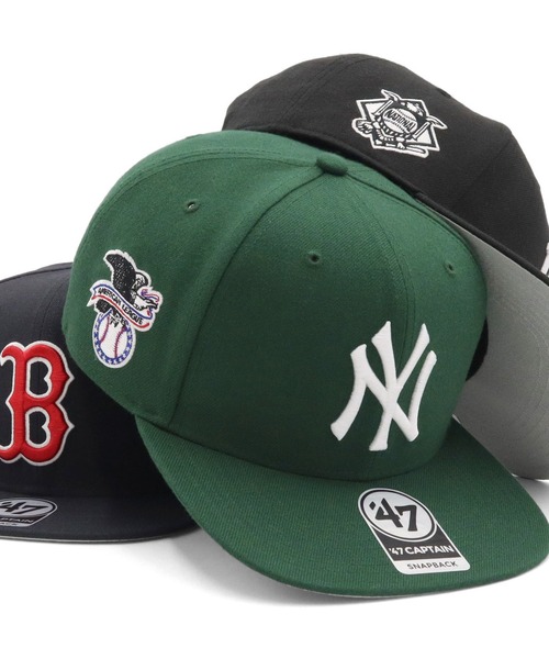 47BRANDフォーティーセブン キャップ ノーショット MLBサイドパッチ