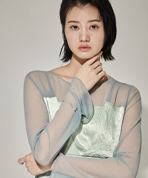 Soierie（ソワリー）の「【Soierie/ソワリー】Bio bracelet/BIOブレスレット（ブレスレット・レディース・シルバー/ゴールド・FREE）」の3枚目の写真