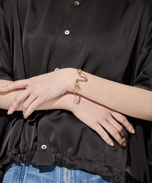 Soierie（ソワリー）の「【Soierie/ソワリー】Bio bracelet/BIOブレスレット（ブレスレット・レディース・シルバー/ゴールド・FREE）」の10枚目の写真