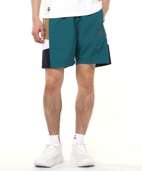 CHUMS（チャムス）の「CHUMS/チャムス ショーツ 撥水加工 ワンポイント CH03-1358（その他パンツ・メンズ・ブルーグリーン/パープル/ブラック/クリーム・M/L/XL）」の7枚目の写真