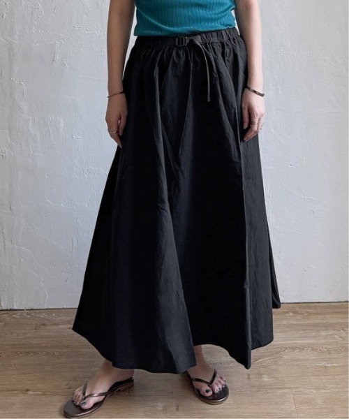 LBC（エルビーシー）の「ワッシャーナイロンワークベルトスカート（スカート・レディース・エメラルド/ライトグレー/ブラック・M）」の6枚目の写真