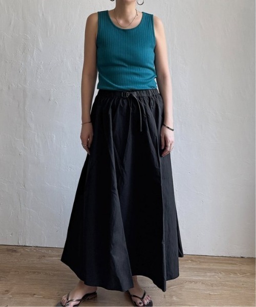 LBC（エルビーシー）の「ワッシャーナイロンワークベルトスカート（スカート・レディース・エメラルド/ライトグレー/ブラック・M）」の8枚目の写真