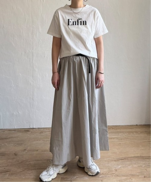 LBC（エルビーシー）の「ワッシャーナイロンワークベルトスカート（スカート・レディース・エメラルド/ライトグレー/ブラック・M）」の12枚目の写真