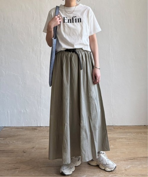 LBC（エルビーシー）の「ワッシャーナイロンワークベルトスカート（スカート・レディース・エメラルド/ライトグレー/ブラック・M）」の11枚目の写真