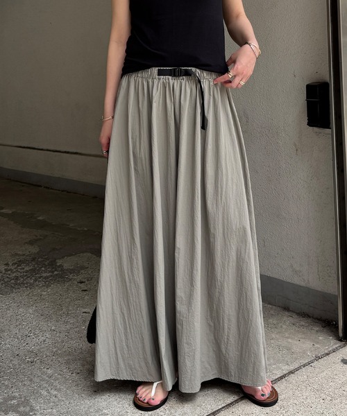 LBC（エルビーシー）の「ワッシャーナイロンワークベルトスカート（スカート・レディース・エメラルド/ライトグレー/ブラック・M）」の16枚目の写真