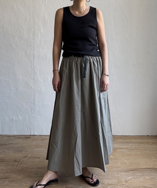 LBC（エルビーシー）の「ワッシャーナイロンワークベルトスカート（スカート・レディース・エメラルド/ライトグレー/ブラック・M）」の17枚目の写真