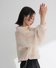 Green　Parks | 裾ドロストシアーシャツ(シャツ/ブラウス)
