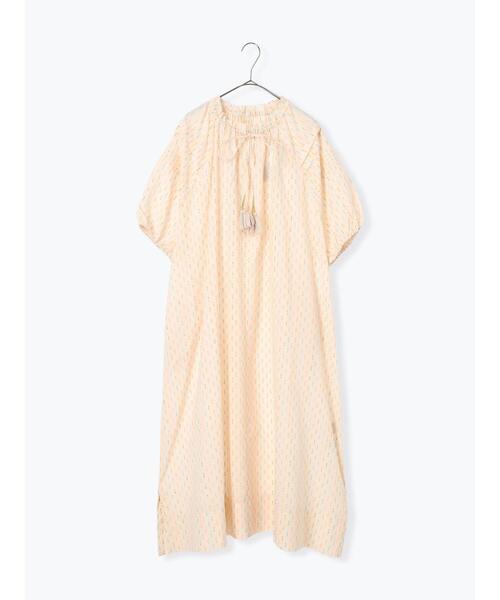 【完売品♡定価2.3万】サラマリカ　ストライプワンピース　タッセル　ビジュー　F セール】【WEB限定 Sサイズ】カラフルドビータッセル付き