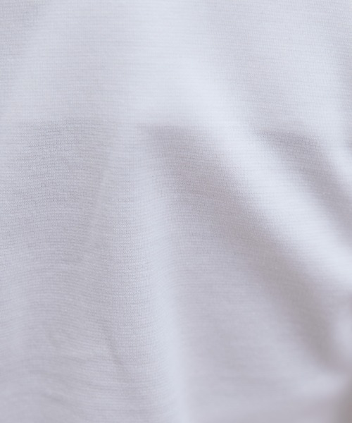 Maglie le cassetto(マーリエ ル カセット)の「【M Maglie le cassetto×吉田理紗コラボ】ハーフスリーブヘルシーカットソー(Tシャツ/カットソー・レディース・ネイビー/ピンク/オフホワイト・9号/7号)」の19枚目の写真