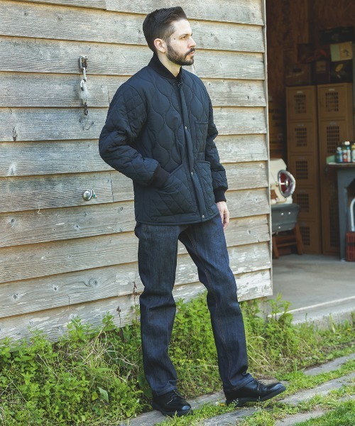 MR.OLIVE（ミスターオリーブ）の「LIGHT SHELL QUILTED NYLON / CWU-9P JACKET（ミリタリージャケット・メンズ・ブラック/グリーン・SMALL/MEDIUM/LARGE）」の14枚目の写真