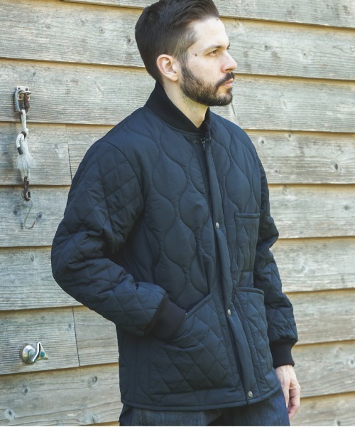 MR.OLIVE（ミスターオリーブ）の「LIGHT SHELL QUILTED NYLON / CWU-9P JACKET（ミリタリージャケット・メンズ・ブラック/グリーン・SMALL/MEDIUM/LARGE）」の13枚目の写真