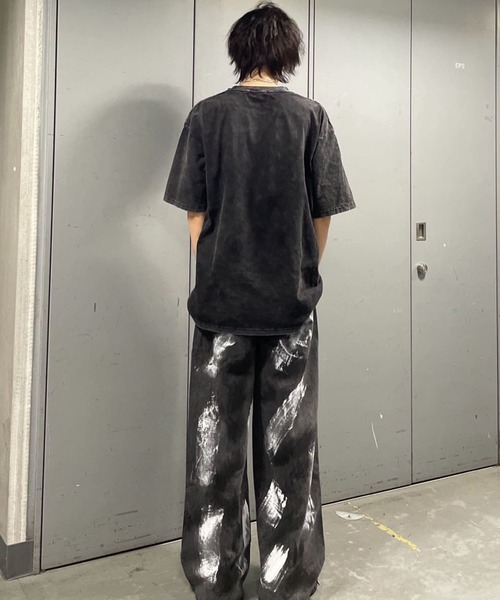 Figments(フィグメンツ)の「ペイントグレーデニム(デニムパンツ・レディース・ブラック・SMALL/MEDIUM/LARGE)」の14枚目の写真