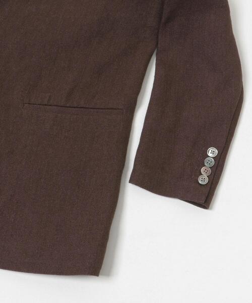 URBAN RESEARCH（アーバンリサーチ）の「new basic　リネンセミダブルジャケット（その他アウター・メンズ・ネイビー/ブラウン・LARGE/MEDIUM）」の19枚目の写真
