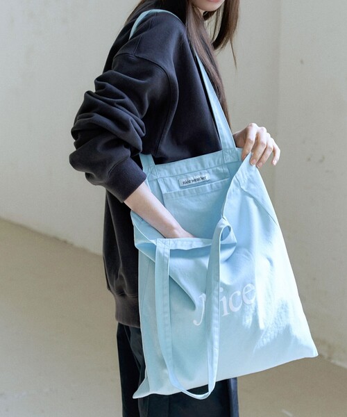 NICE WEATHER＞SIGNATURE ロゴ トートバッグ（トートバッグ