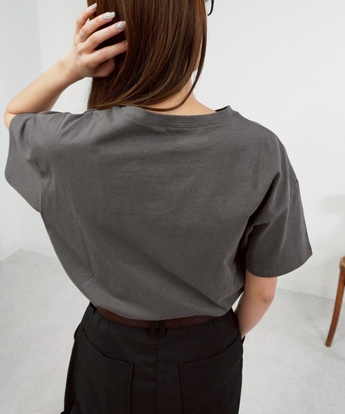セール】箔プリントロゴTシャツ（Tシャツ/カットソー）｜gossara