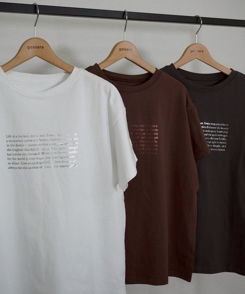 スコットクラブ　箔ロゴ異素材半袖tシャツ 白　新品 楽天市場】スコットクラブ（Tシャツ・カットソー｜トップス