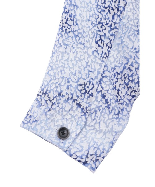 TORNADO MART（トルネードマート）の「TORNADO MART∴レオパードオパールオーシャンロングカーデ（カーディガン/ボレロ・メンズ・ブルー/ベージュ・LL/L/M）」の8枚目の写真