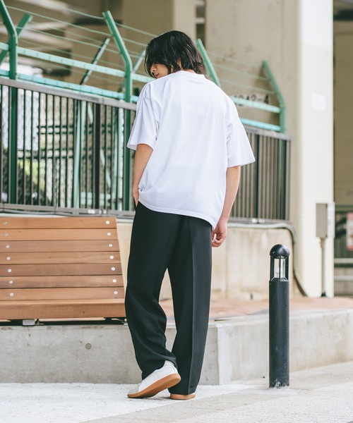 OUTDOOR EXCHANGE(アウトドアエクスチェンジ)の「【OUTDOOR EXCHANGE/アウトドアエクスチェンジ】×【ZERO STAIN/ゼロステイン】コラボ モックネック ポケット付 Tシャツ(Tシャツ/カットソー・メンズ・オフホワイト/ホワイト・LARGE/MEDIUM)」の18枚目の写真