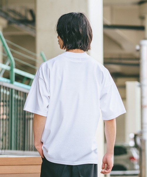 OUTDOOR EXCHANGE(アウトドアエクスチェンジ)の「【OUTDOOR EXCHANGE/アウトドアエクスチェンジ】×【ZERO STAIN/ゼロステイン】コラボ モックネック ポケット付 Tシャツ(Tシャツ/カットソー・メンズ・オフホワイト/ホワイト・LARGE/MEDIUM)」の22枚目の写真