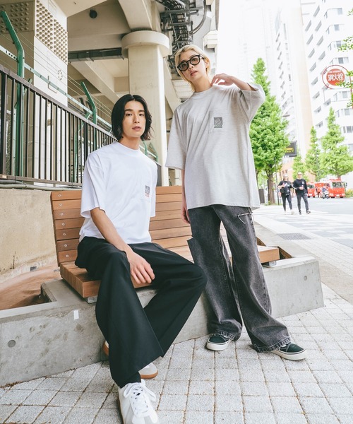 OUTDOOR EXCHANGE(アウトドアエクスチェンジ)の「【OUTDOOR EXCHANGE/アウトドアエクスチェンジ】×【ZERO STAIN/ゼロステイン】コラボ モックネック ポケット付 Tシャツ(Tシャツ/カットソー・メンズ・オフホワイト/ホワイト・LARGE/MEDIUM)」の13枚目の写真