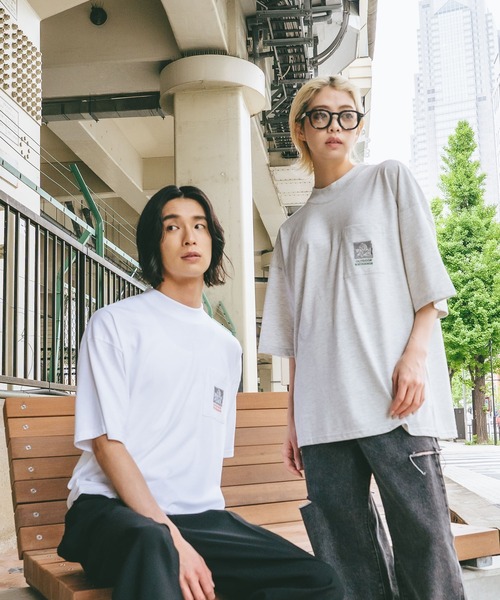 OUTDOOR EXCHANGE(アウトドアエクスチェンジ)の「【OUTDOOR EXCHANGE/アウトドアエクスチェンジ】×【ZERO STAIN/ゼロステイン】コラボ モックネック ポケット付 Tシャツ(Tシャツ/カットソー・メンズ・オフホワイト/ホワイト・LARGE/MEDIUM)」の14枚目の写真