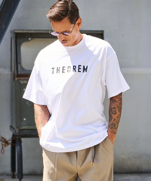 THEOREM（セオレム）の「mt9797-Printed THEOREM Tee Tシャツ(crunch numbers)（Tシャツ/カットソー・メンズ・ブラック系その他/ホワイト系その他/ブラック/ホワイト・M/L/XL/S）」の3枚目の写真
